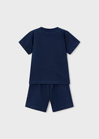 Mayoral compleu baieti vara 2 piese 5-10 ani Navy blue PLAYER