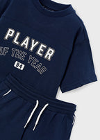 Mayoral compleu baieti vara 2 piese 5-10 ani Navy blue PLAYER