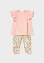 Mayoral compleu fete 2 piese cu colanti cu imprimeu 12-48 luni Blossom