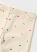 Mayoral compleu fete 2 piese cu inimioare 0-18 luni Berenjena cu inimioare