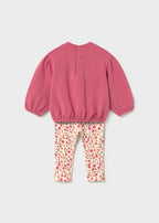 Mayoral compleu fete 2 piese cu leggings 12-48 luni Dulce cu floricele