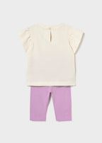 Mayoral compleu fete 2 piese de vara cu imprimeu 12-48 luni Lilac