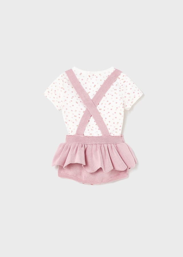 Mayoral compleu fete 2 piese tricot 0-18 luni Rosette