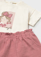 Mayoral compleu fete 3 piese 12-48 luni Blush cu cirese