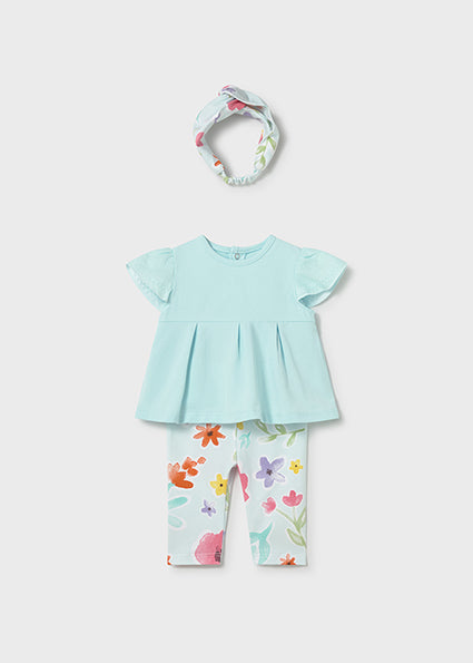 Mayoral compleu fete 3 piese cu colanti si bentita 0-18 luni Hawaii Imagine principală a produsului