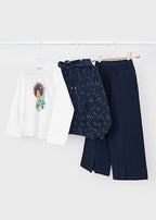 Mayoral compleu fete 3 piese tip trening 2-10 ani Navy blue