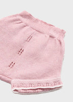 Mayoral compleu fete 3 piese tricot 0-18 luni Rosette