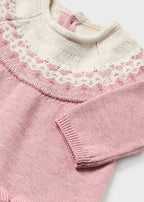 Mayoral compleu fete 3 piese tricot bumbac BCI 0-18 luni Quartza vigore