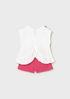 Mayoral compleu fete de vara 2 piese cu imprimeu fructe 12-48 luni Hibisco