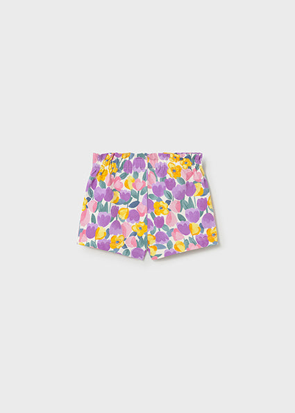 Mayoral compleu fete de vara 3 piese cu imprimeu floral 12-48 luni Lilac