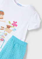 Mayoral compleu fete de vara din 2 piese 2-10 ani Agata