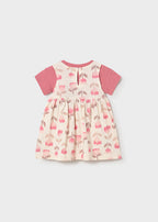 Mayoral compleu fete 2 piese rochita si tricou 12-48 luni Blush