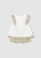 Mayoral compleu fetite 2 piese cu bluza din in 12-48 luni In
