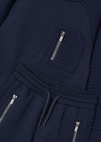 Mayoral compleu trening baieti 2 piese cu fermoare 4-9 ani Navy Blue