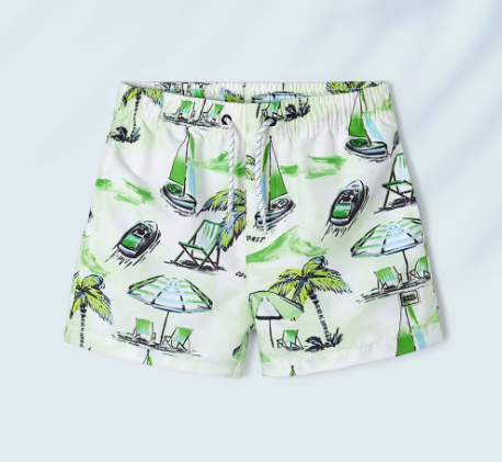 Mayoral costum de baie baieti tip bermude 2-9 ani, Apio