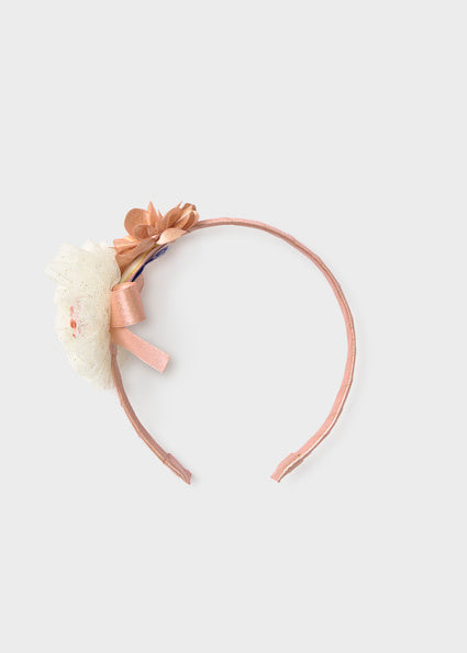 Mayoral diadema ceremonie cu floare si funda 12m+ Petisui