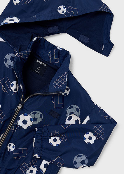 Mayoral geaca baieti antivant 5-10 ani Navy cu minge fotbal