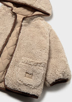 Mayoral geaca baieti reversibila cu blana 12-48 luni Hazelnut