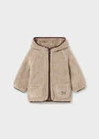 Mayoral geaca baieti reversibila cu blana 12-48 luni Hazelnut