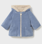 Mayoral geaca baieti reversibila cu blanita 0-18 luni Blue bell