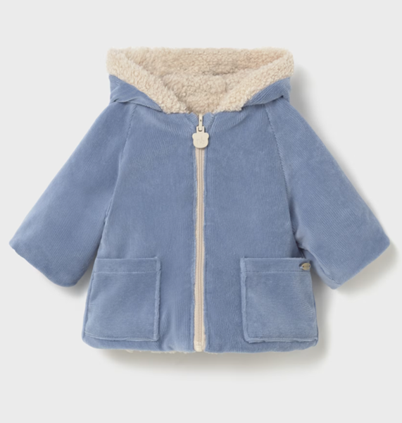 Mayoral geaca baieti reversibila cu blanita 0-18 luni Blue bell