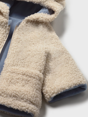 Mayoral geaca baieti reversibila cu blanita 0-18 luni Blue bell