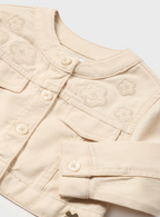 Mayoral geaca fete cu flori 12-36 luni Almond