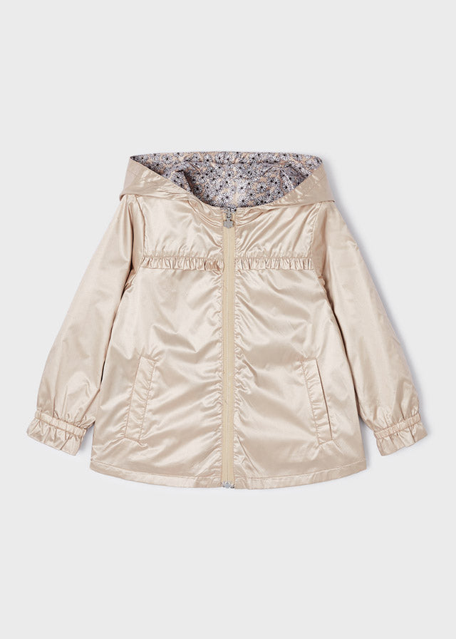 Mayoral geaca fete fas reversibila 4-9 ani, Almond