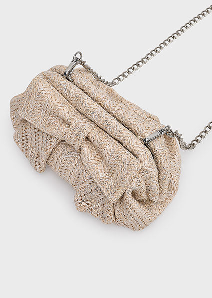 Mayoral geanta fetite eleganta cu lantisor 4 ani+ Natural