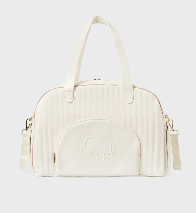 Mayoral geanta mamici matlasata 0m+, Off-white Imagine principală a produsului