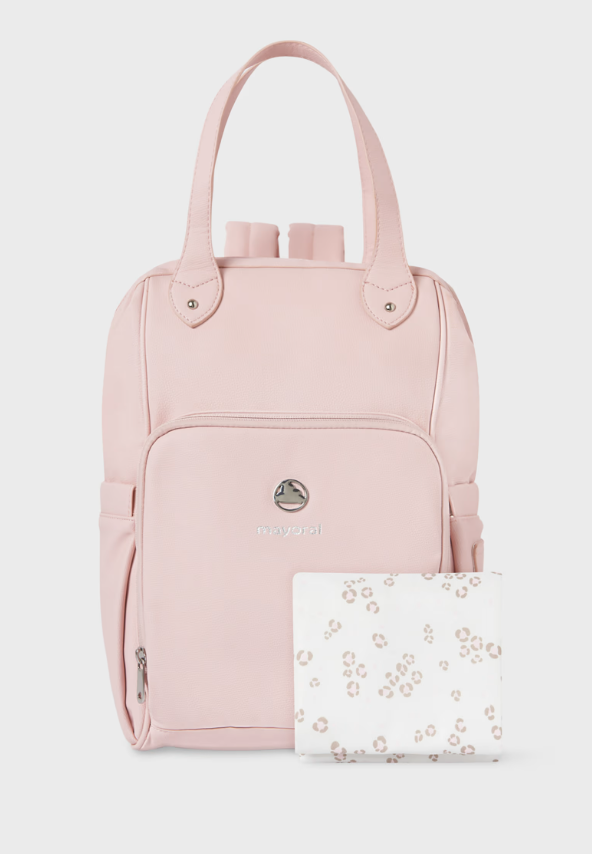 Mayoral geanta mamici tip rucsac cu aleza pliabila 0m+ Roz Imagine principală a produsului