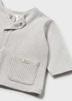 Mayoral jacheta unisex 0-18 luni Argintiu