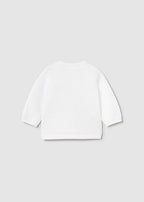 Mayoral jacheta baieti tip cardigan 0-18 luni Alb