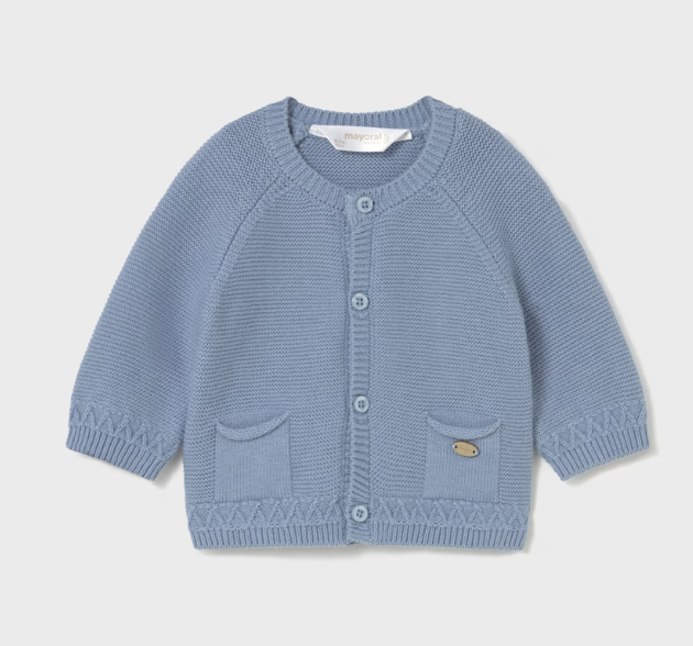 Mayoral jacheta tip cardigan baieti 0-18 luni Blue bell