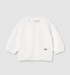 Mayoral jacheta tip cardigan baieti 0-18 luni Off-white