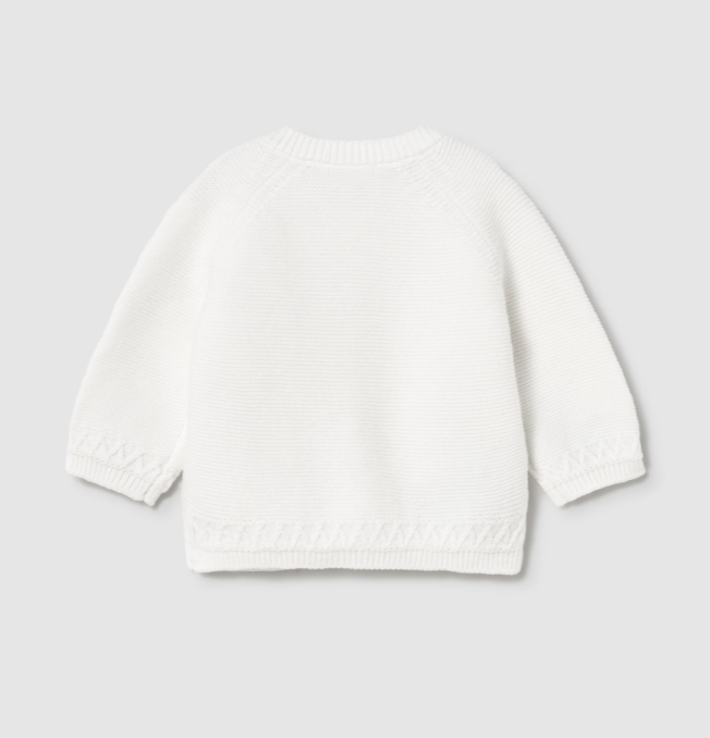 Mayoral jacheta tip cardigan baieti 0-18 luni Off-white