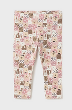 Mayoral leggings fete cu imprimeu 12-36 luni, Rozaliu cu iepurasi