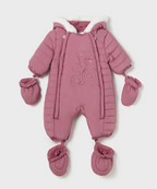 Mayoral overal fete microfibra 0-18 luni Mid rose