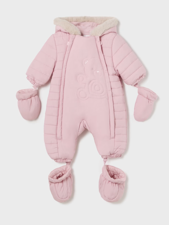Mayoral overal fete microfibra 0-18 luni Roz baby Imagine principală a produsului