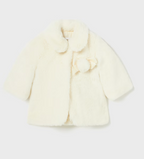 Mayoral palton fete blanita 0-18 luni Off-white