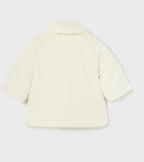 Mayoral palton fete blanita 0-18 luni Off-white