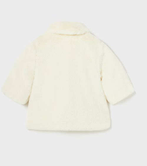 Mayoral palton fete blanita 0-18 luni Off-white