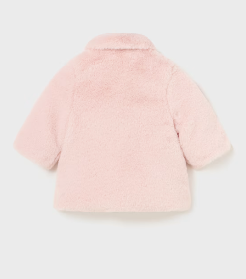 Mayoral palton fete blanita 0-18 luni Soft pink