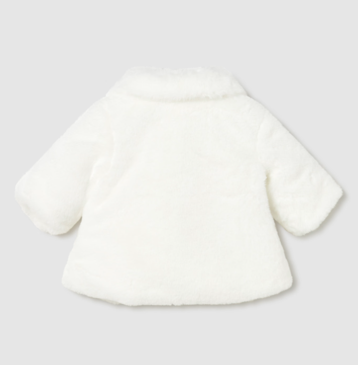 Mayoral palton fete blanita pufoasa 0-18 luni Off-white