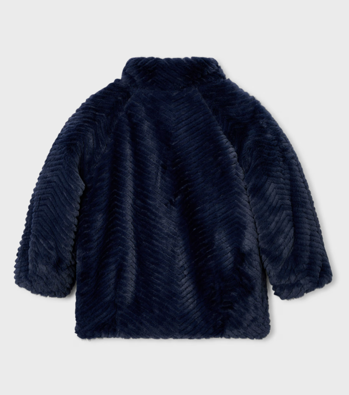 Mayoral palton fete din blanita 5-10 ani Navy blue Imagine secundară a produsului
