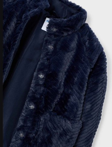 Mayoral palton fete din blanita 5-10 ani Navy blue