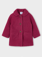 Mayoral palton fete incretit 2-10 ani Cherry red