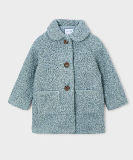 Mayoral palton fete incretit 2-10 ani Verde salvie Imagine principală a produsului