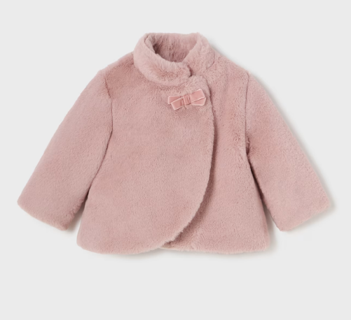 Mayoral palton fetite blanita 12-36 luni Blush