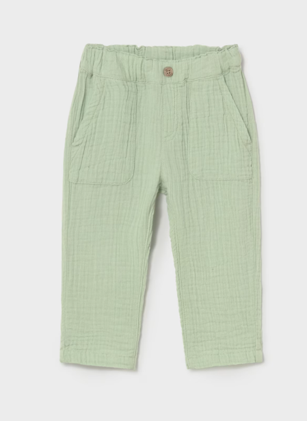 Mayoral pantalon baieti lung bambula 12-48 Matcha